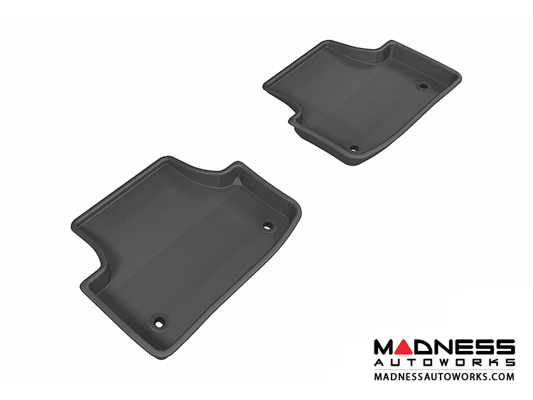 Audi A3/ S3 Floor Mats (Set of 2) - Rear - Black by 3D MAXpider (2015-)